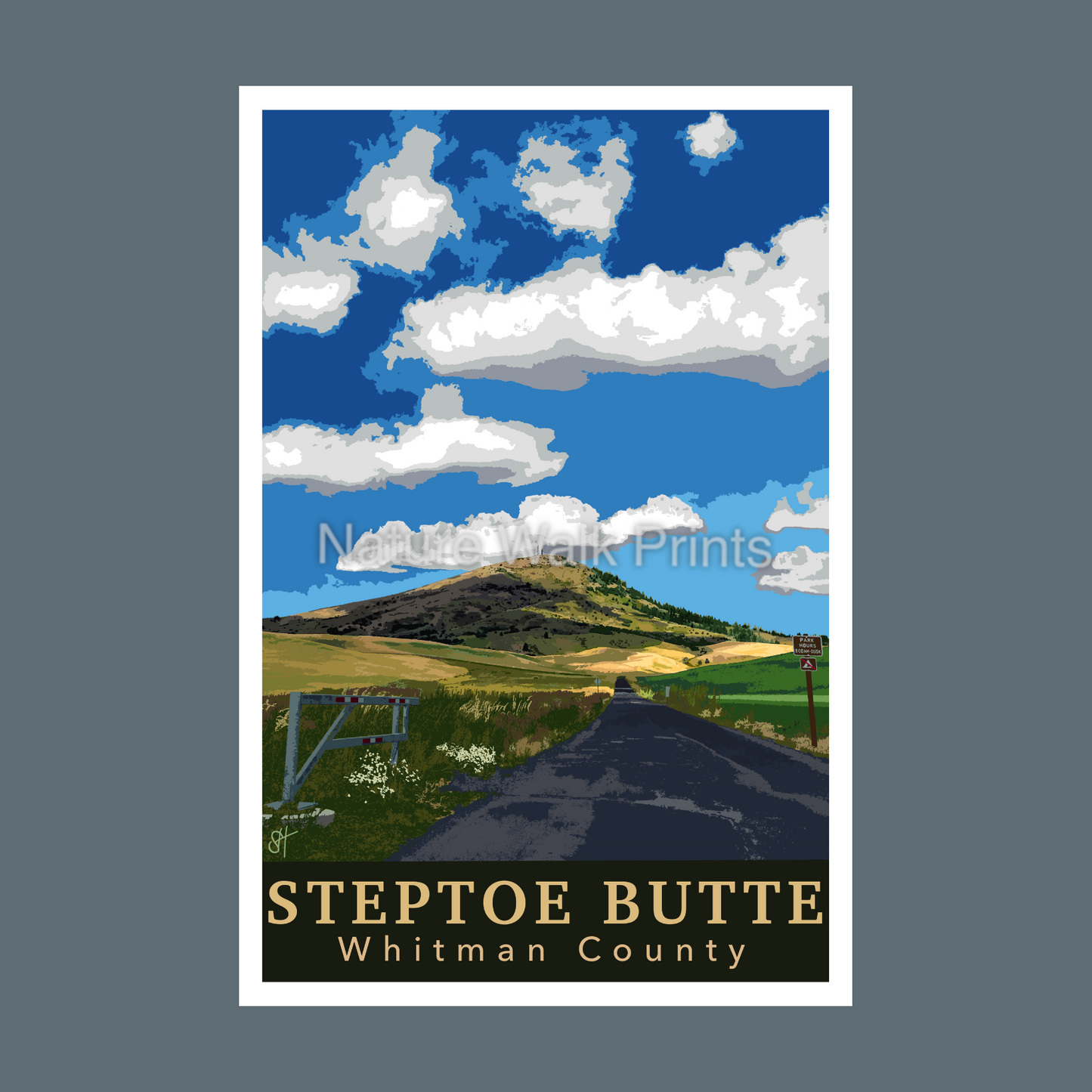 Steptoe Entrance Sticker