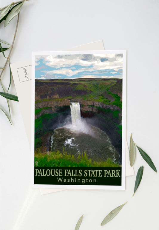 Palouse Falls Postcard