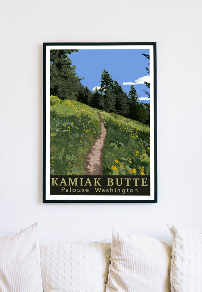 Kamiak Wildflowers 12"x18" Poster