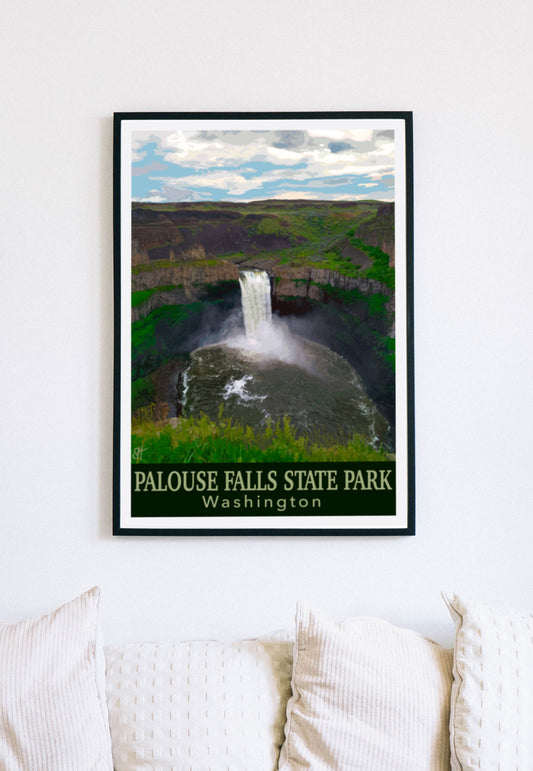 Palouse Falls State Park 12"x18" Poster